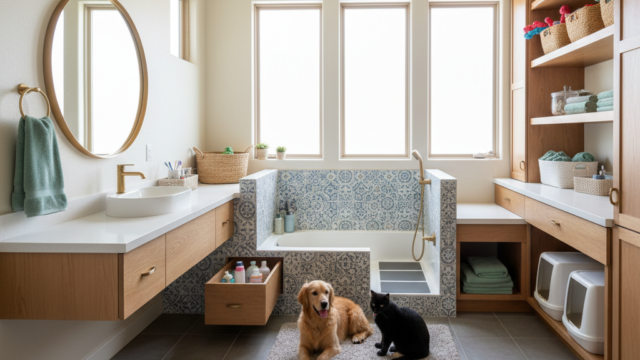 How to Design a Pet-Friendly Bathroom in Temecula